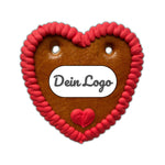 Lebkuchenherz individuell mit Logo 10cm
