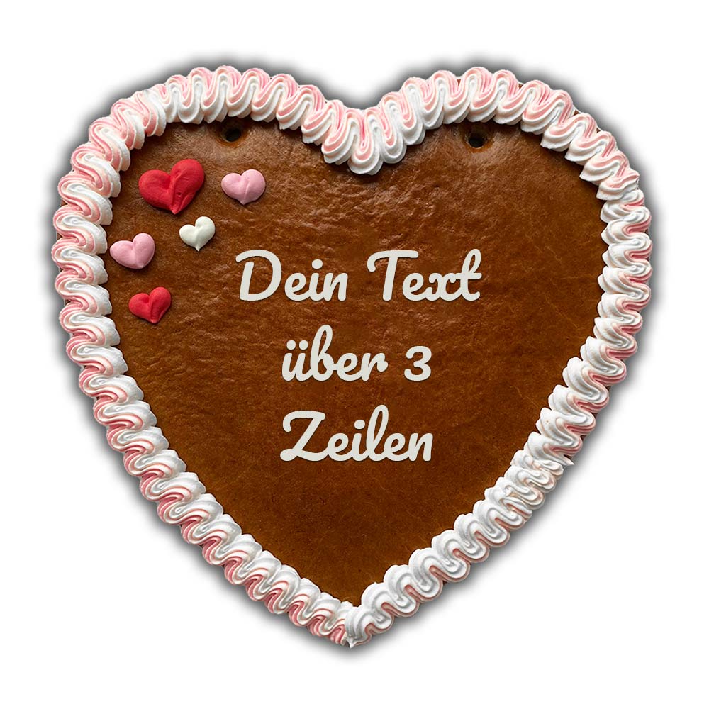 lebkuchenherzen aufbewahren Lebkuchenherz Harmony